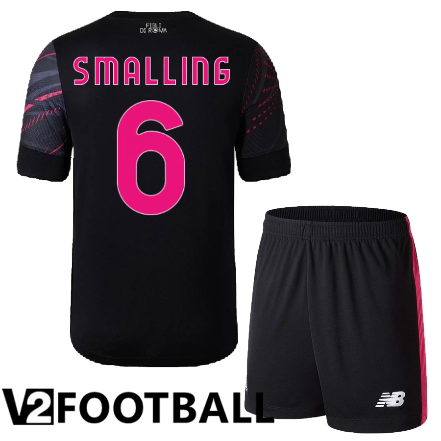 AS Roma (Smalling 6) Kids Third Shirts 2022/2023