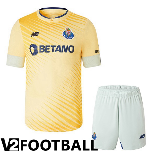 FC Porto Kids Away Shirts Yellow 2022 2023