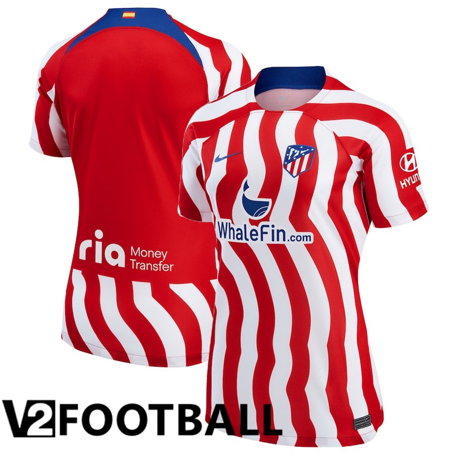 Atletico Madrid Womens Home Shirts 2022/2023