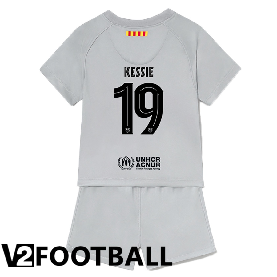 FC Barcelona (Kessie 19) Kids Third Shirts 2022/2023