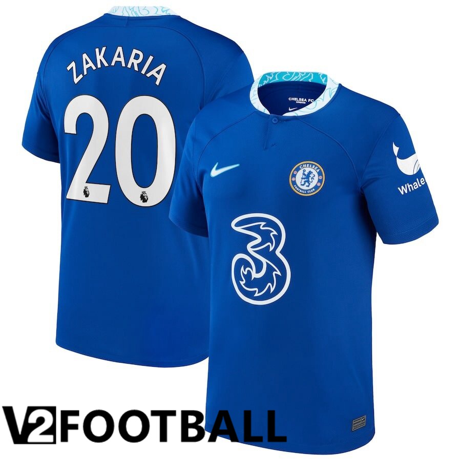 FC Chelsea（ZAKARIA 20）Home Shirts 2022/2023