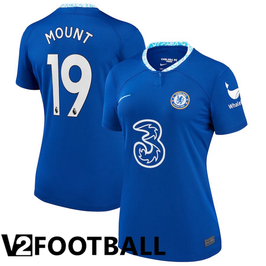 FC Chelsea（MOUNT 19）Womens Home Shirts 2022/2023