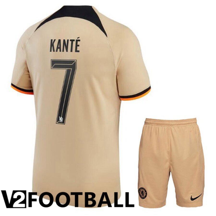 FC Chelsea（KANTÉ 7）Kids Third Shirts 2022/2023