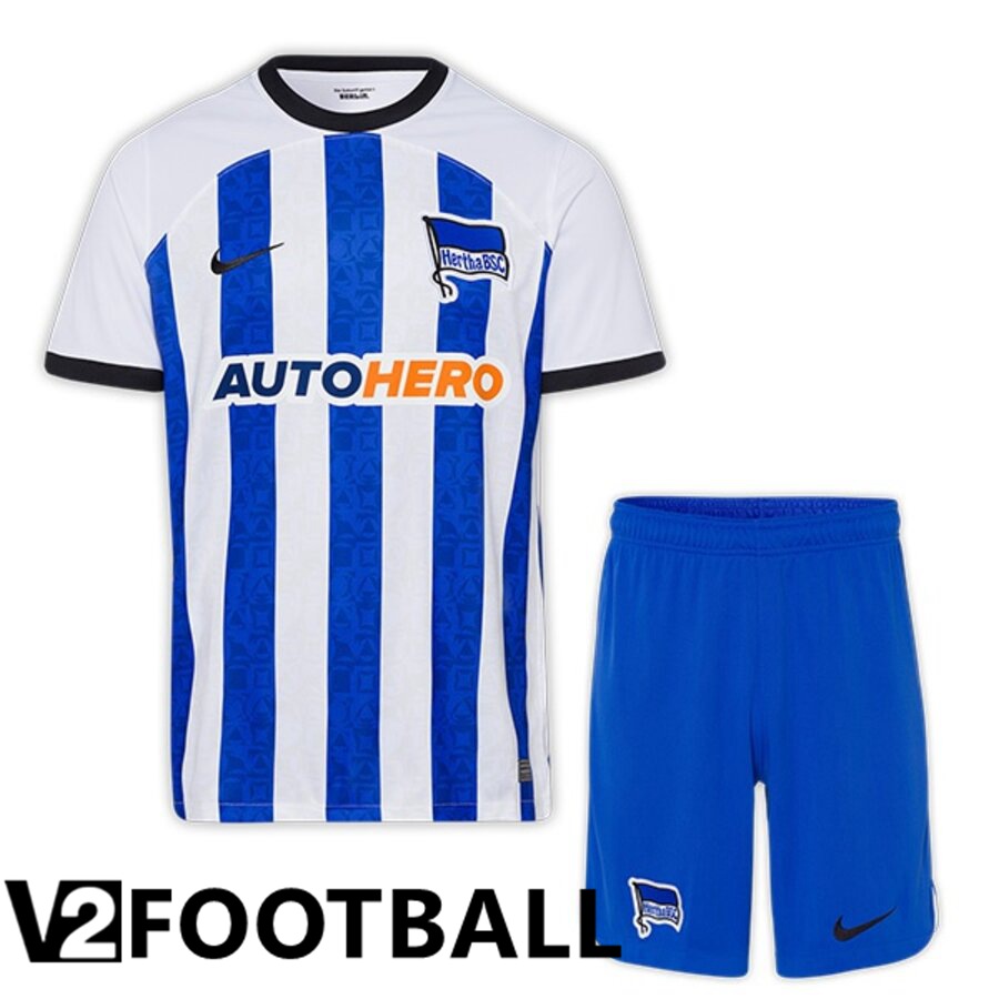 Hertha BSC Kids Home Shirts 2022/2023
