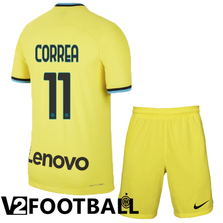 Inter Milan (Correr 11) Kids Third Shirts 2022/2023