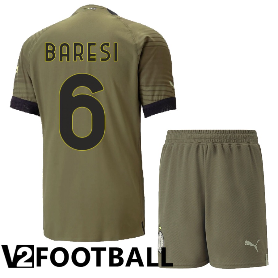 AC Milan (Baresi 6) Kids Third Shirts 2022/2023