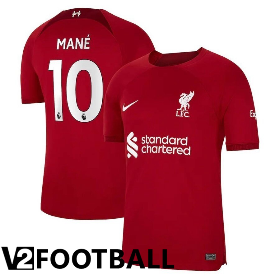FC Liverpool（MANE 10）Home Shirts 2022/2023