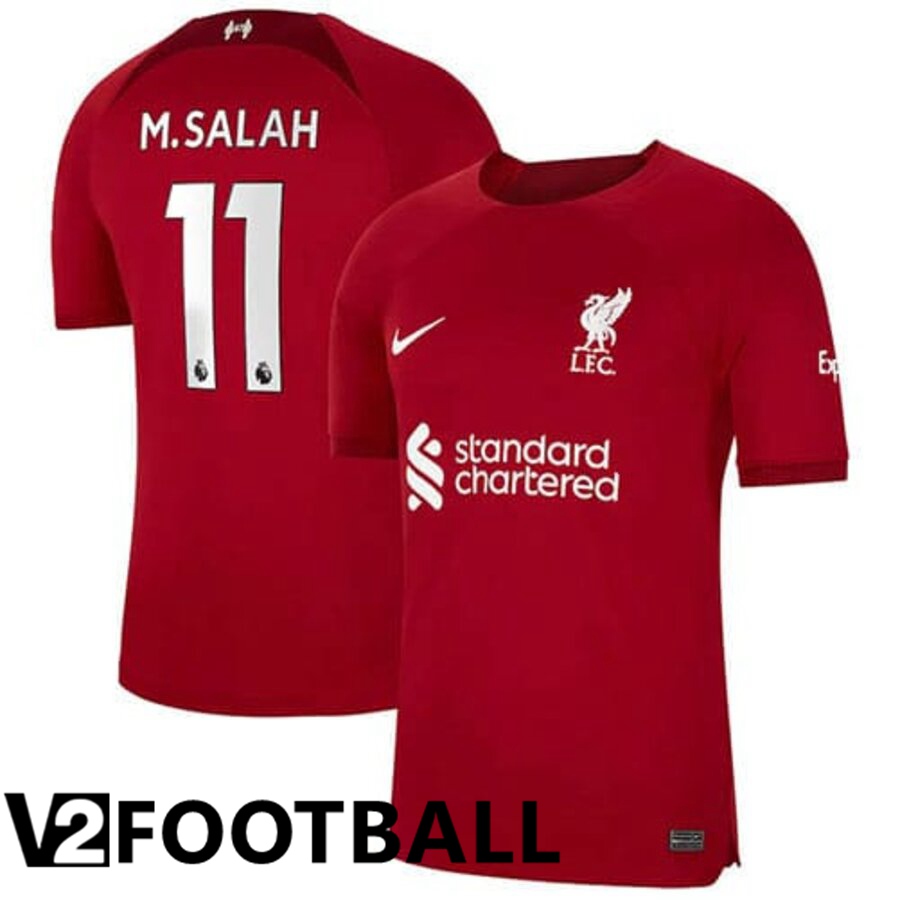 FC Liverpool（M.SALAH 11）Home Shirts 2022/2023