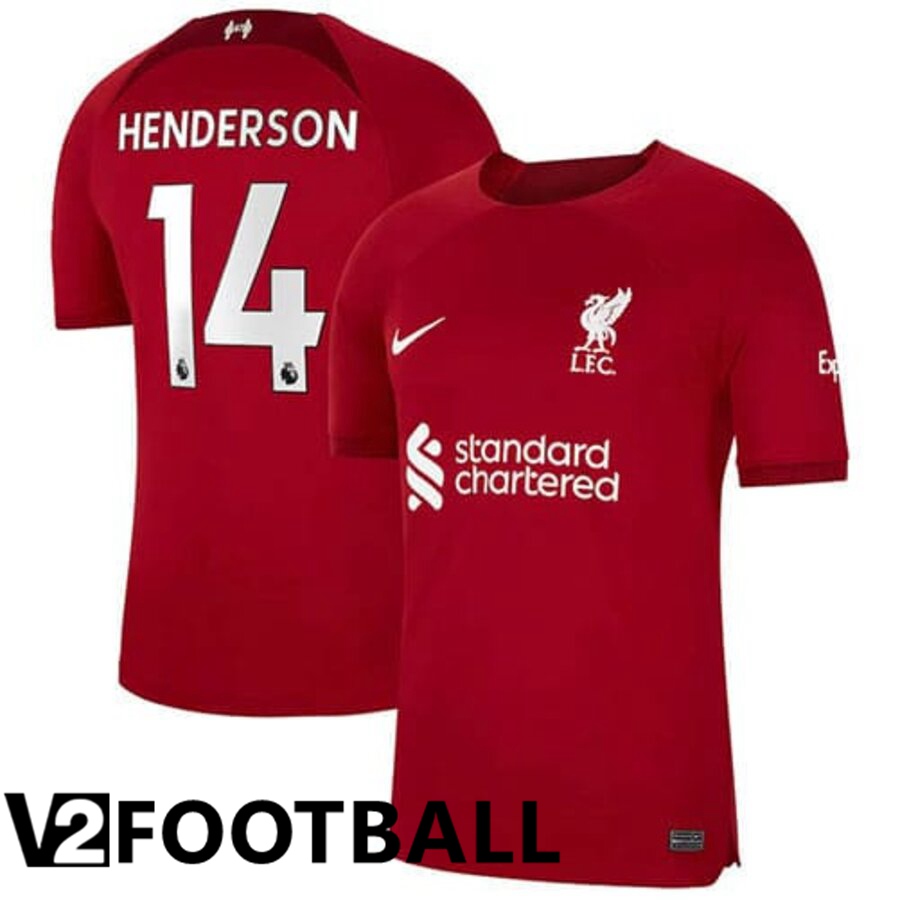 FC Liverpool（HENDERSON 14）Home Shirts 2022/2023