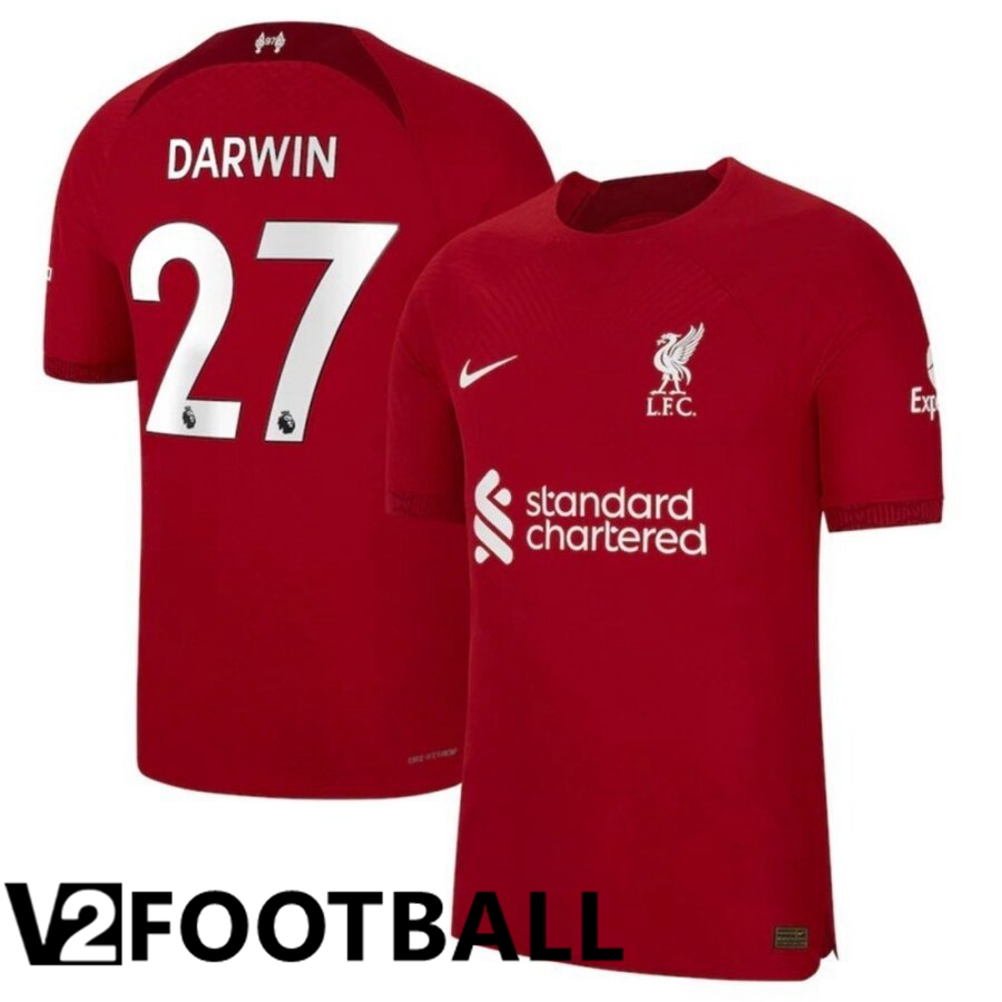 FC Liverpool（DARWIN 27）Home Shirts 2022/2023