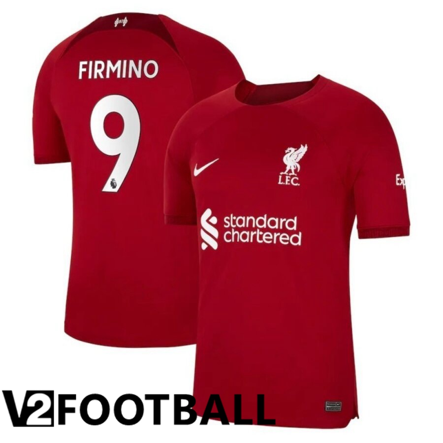 FC Liverpool（FIRMINO 9）Home Shirts 2022/2023