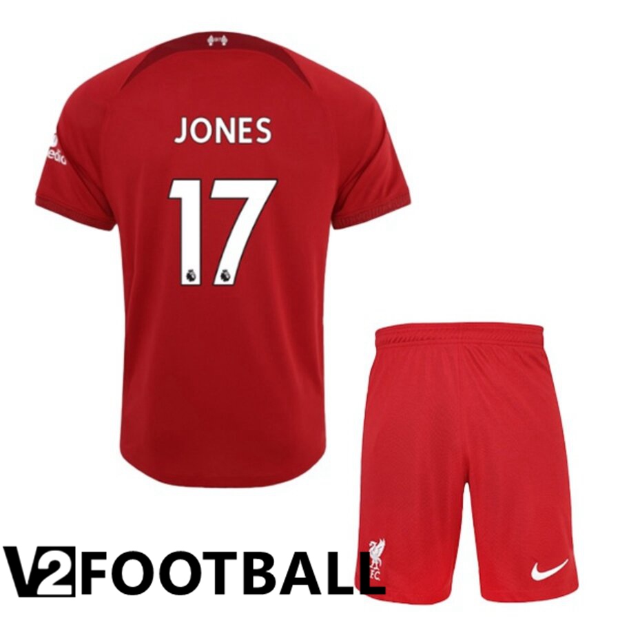 FC Liverpool（JONES 17）Kids Home Shirts 2022/2023