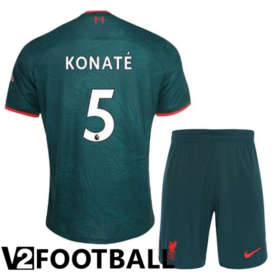 FC Liverpool（KONATE 5）Kids Third Shirts 2022/2023