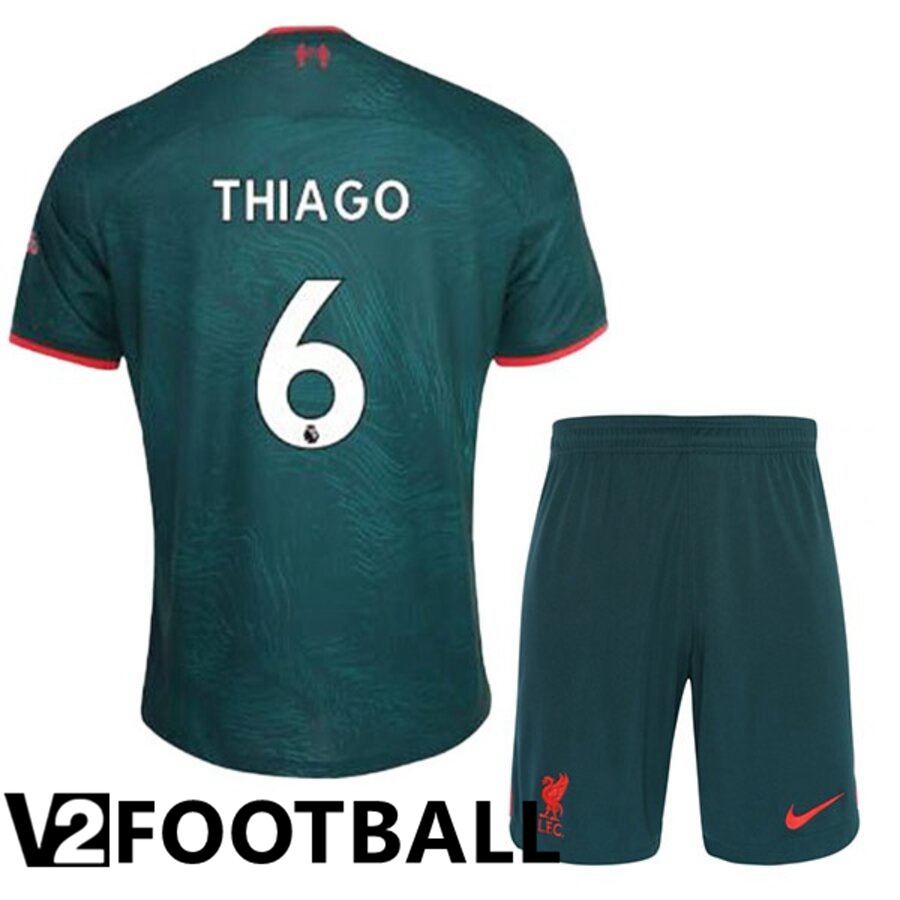 FC Liverpool（THIAGO 6）Kids Third Shirts 2022/2023