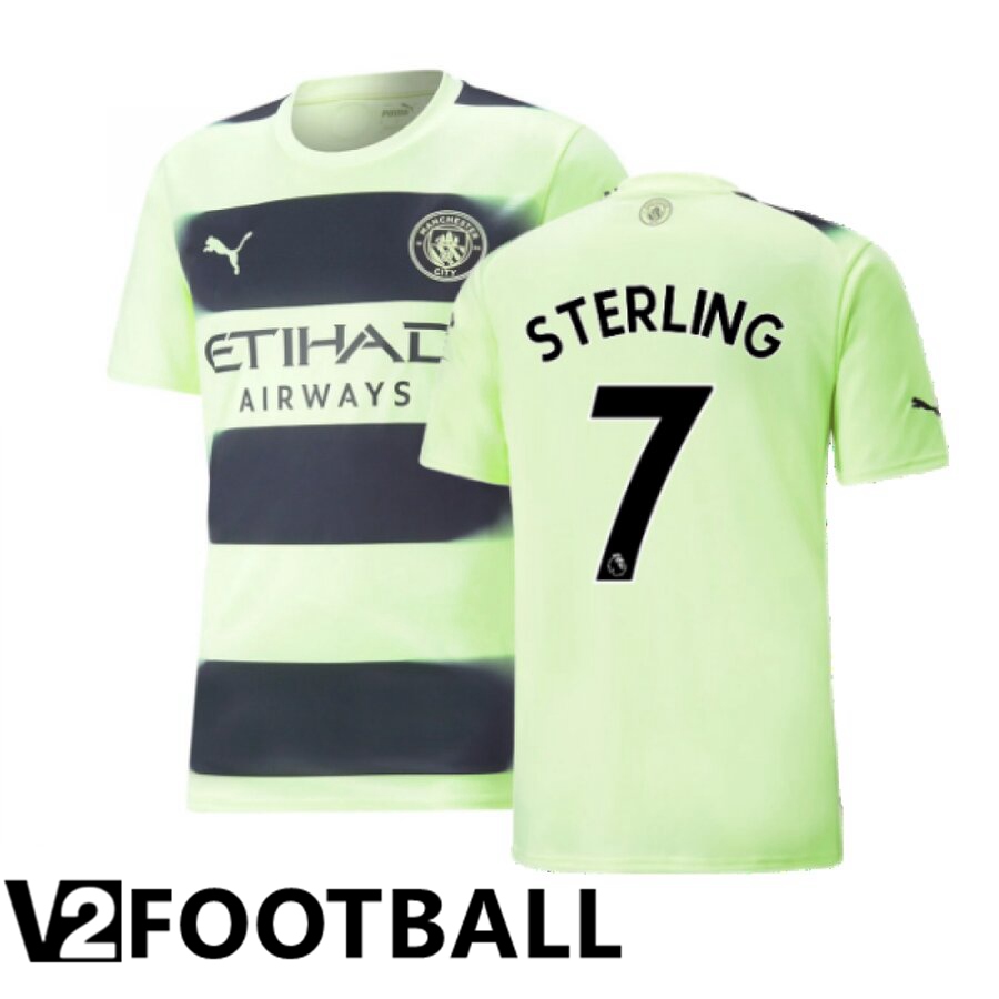 Manchester City（STERLING 7）Third Shirts 2022/2023