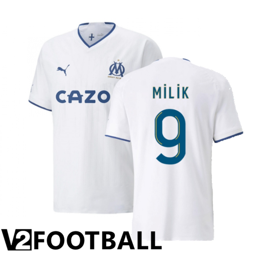Olympique Marseille (Milik 9) Home Shirts 2022/2023