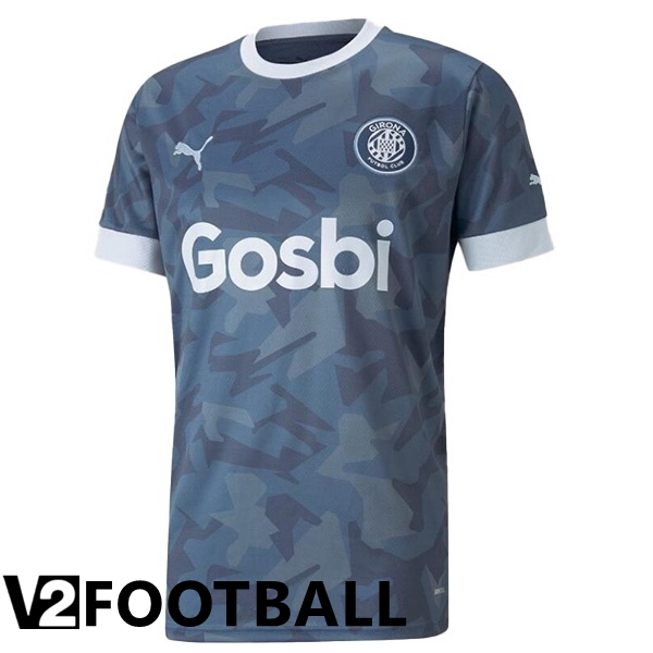 FC Girona Third Shirts Blue Grey 2022 2023