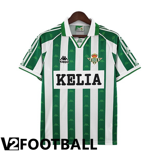 Real Betis Retro Home Shirts Green White 1996-1997