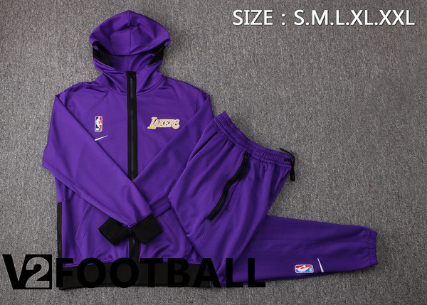 NBA Los Angeles Lakers Training Jacket Suit Purple 2022/2023