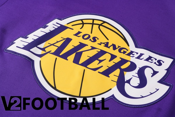 NBA Los Angeles Lakers Training Jacket Suit Purple 2022/2023