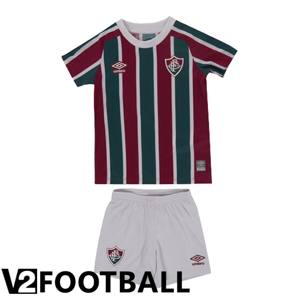 Fluminense Kids Home Shirts Green Red 2022/2023