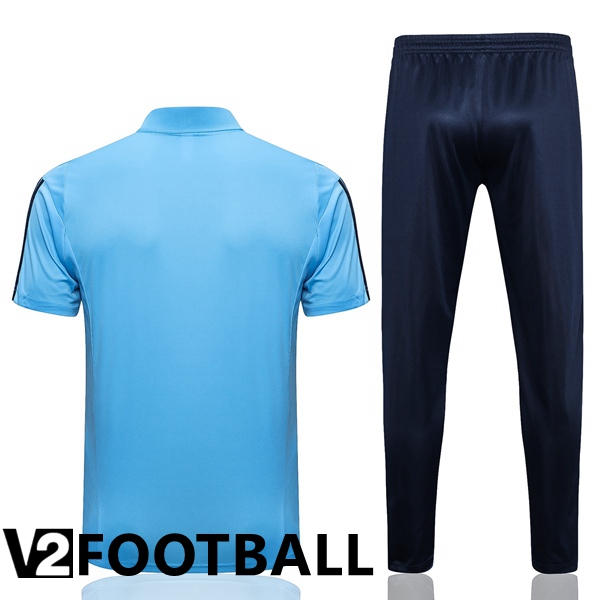 Argentina Soccer Polo + Pants Blue 2023/2024
