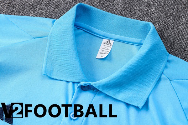 Argentina Soccer Polo + Pants Blue 2023/2024