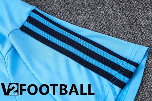 Argentina Soccer Polo + Pants Blue 2023/2024