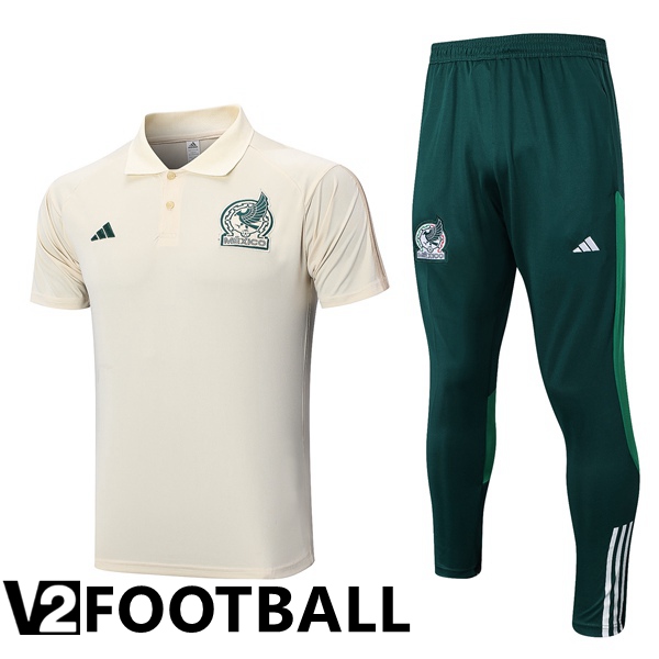 Mexico Soccer Polo + Pants Brown 2023/2024