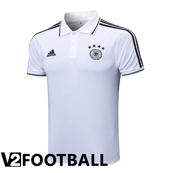 Germany Soccer Polo White 2023/2024