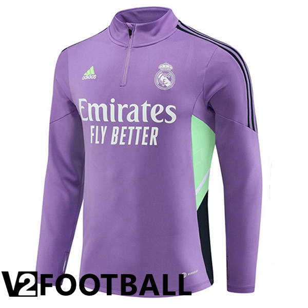 Real Madrid Training Sweatshirt Purple 2023/2024