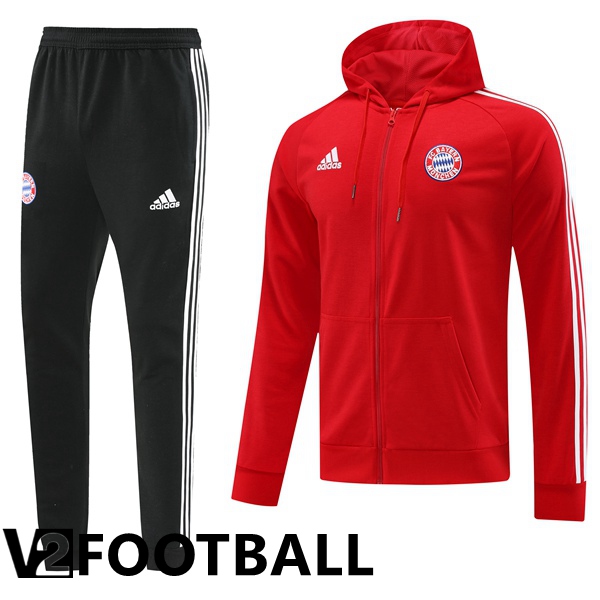 Bayern Munich Training Tracksuit Hoodie Red 2023/2024