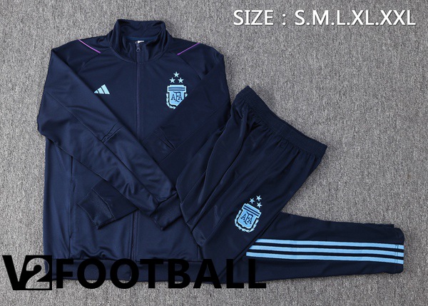 Argentina Training Jacket Suit Royal Bluee 2023/2024