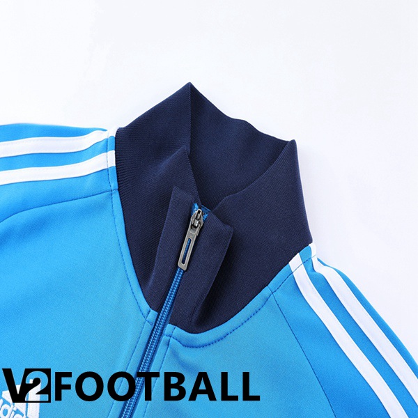 Italy Training Jacket Suit Blue 2023/2024