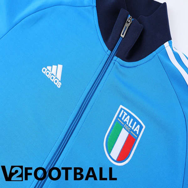 Italy Training Jacket Suit Blue 2023/2024