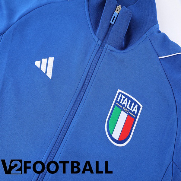 Italy Training Jacket Suit Royal Bluee 2023/2024