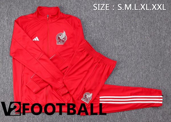 Mexico Training Jacket Suit Red 2023/2024