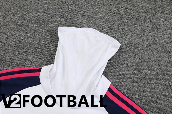 Arsenal High collar Training Tracksuit Suit White 2023/2024