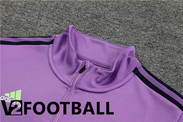 Real Madrid Training Tracksuit Suit Purple 2023/2024