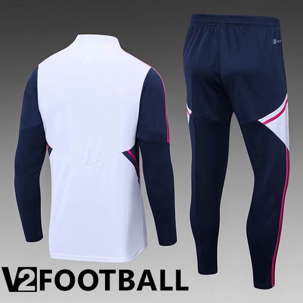 Arsenal Training Tracksuit Suit White 2023/2024