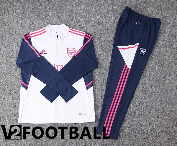 Arsenal Training Tracksuit Suit White 2023/2024