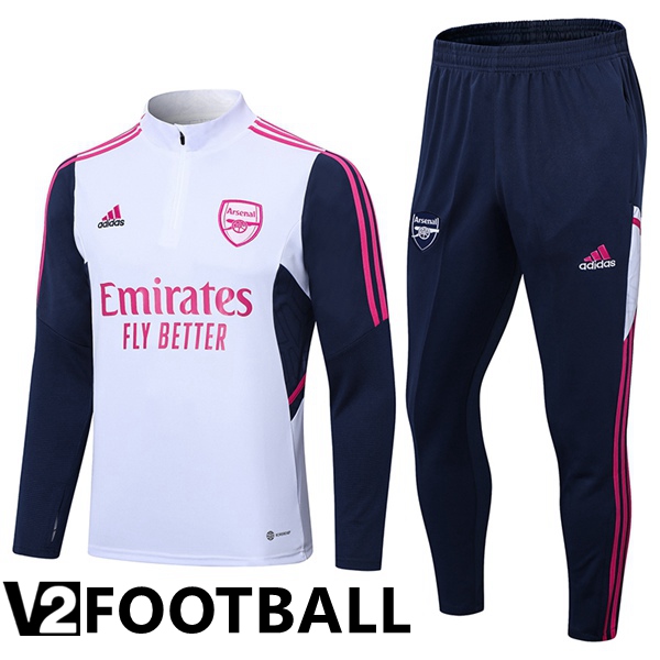 Arsenal Training Tracksuit Suit White 2023/2024