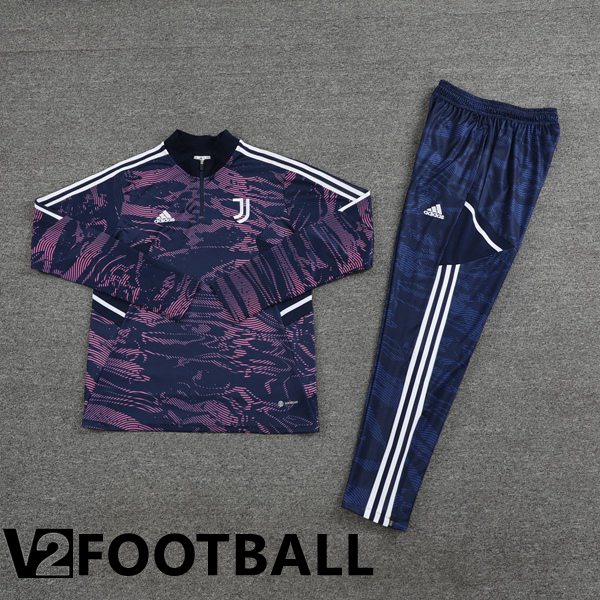 Juventus Training Tracksuit Suit Purple Black 2023/2024