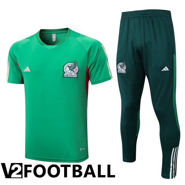 Mexico Training T Shirt + Pants Green 2023/2024