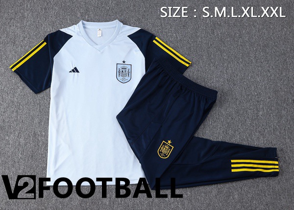 Spain Training T Shirt + Pants Blue 2023/2024