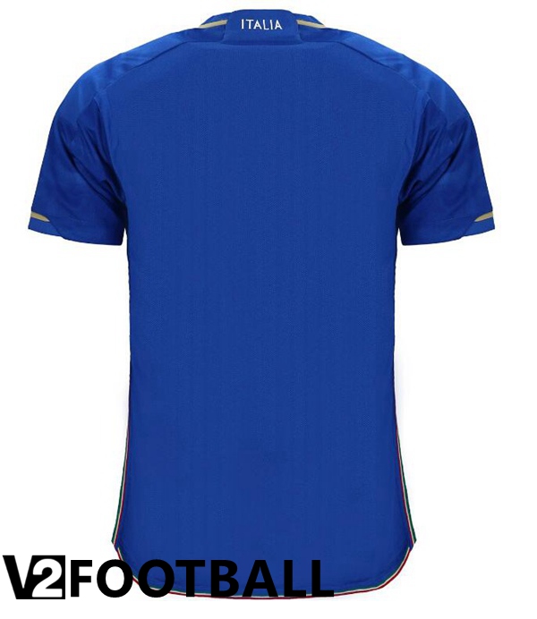 Italy Soccer Jersey Home Blue 2023/2024