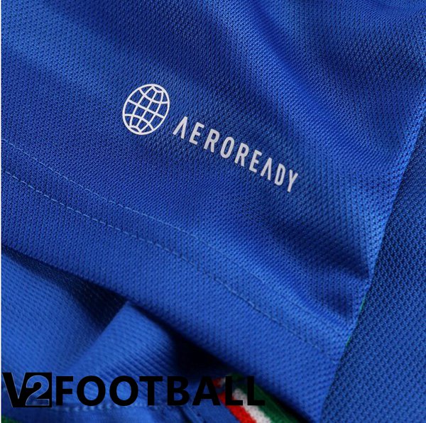 Italy Soccer Jersey Home Blue 2023/2024