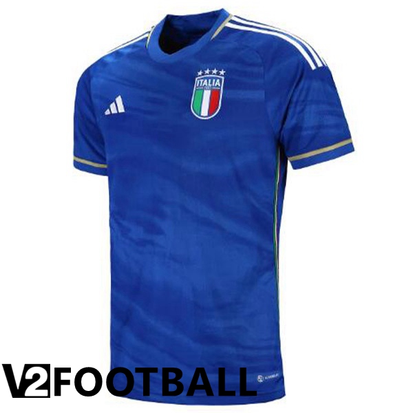 Italy Soccer Jersey Home Blue 2023/2024