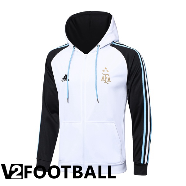 Argentina Training Jacket Hoodie White 2023/2024