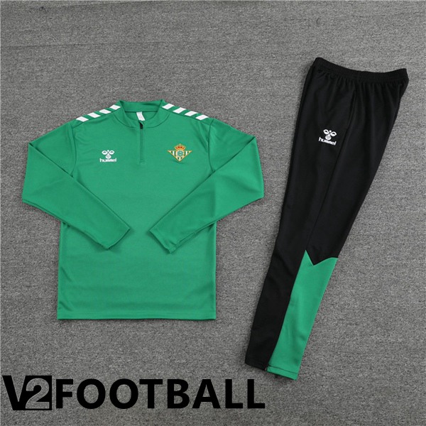 Real Betis Training Tracksuit Suit Green 2023/2024